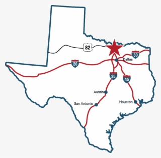 Texas Map Roads Leading To Gainesville - Zodiac Seats Gainesville Tx