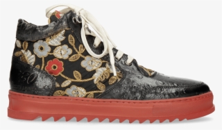 Ankle Boots Maxima 1 Ostrich Black Brocade - Sneakers