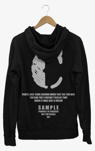 Image Of Black/white Hoodie - Hoodie