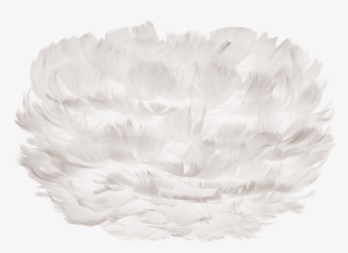 Eos Micro White Goose Feather Lampshade