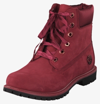 6in Premium Wp Boot L/satin Pomegranate Waterbuck - Timberland 6in Premium Wp Boot
