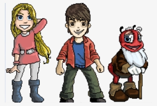 Character Art As Used In The Video Game "road To Lumen" - Cartoon