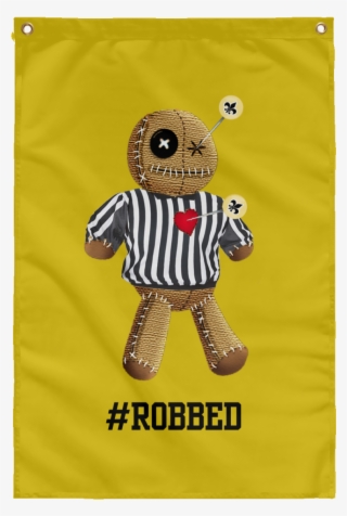 Saints Voodoo Doll Referee Personalized Wall Flag - Plush