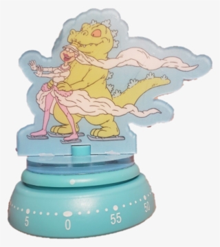 Nick Box Exclusive Rugrats Reptar On Ice Kitchen Timer - Child Carousel