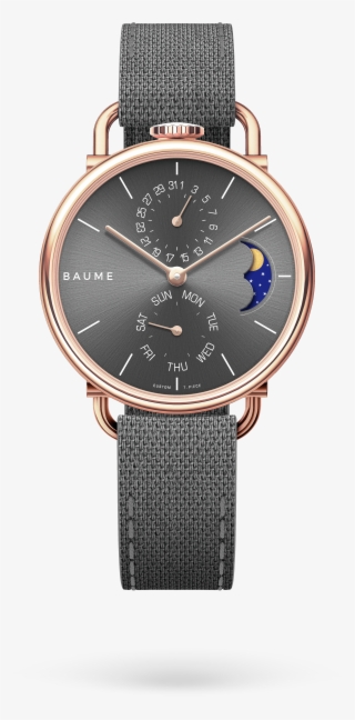 35mm Moonphase Unisex Custom Watch Miyota Golden Case - Custom Timepiece De Baume