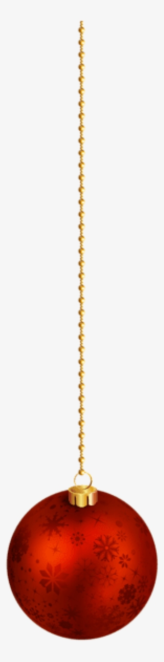 Free Png Hanging Red Christmas Ball Png - Christmas Hanging Balls Images Png