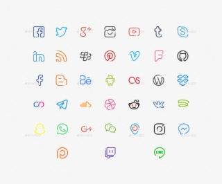 Media Icons Computer Social Free Clipart Hq - Icones Png Social Media