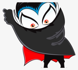 Dracula Clipart Head - Cartoon Vampire No Background