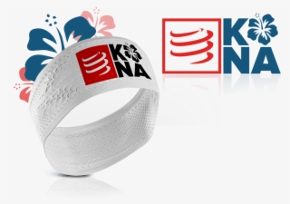 Compressport Headband On/off White Kona - Compressport Kona Headband On Off