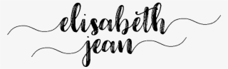 Elisabeth Jean - Calligraphy