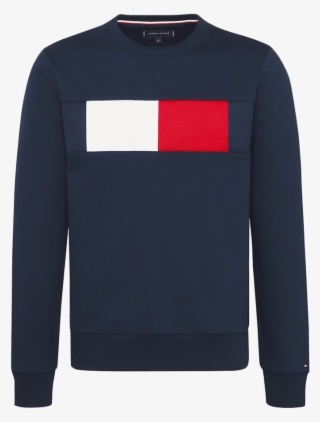 Tommy hilfiger chest flag logo sweatshirt Clearance