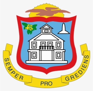 Coat Of Arms Sint Maarten Free Vector - St Maarten Court House