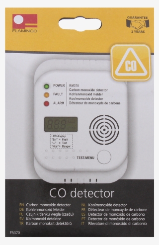 Flamingo Koolmonoxidemelder Inclusief Batterijen - Carbon Monoxide Detector