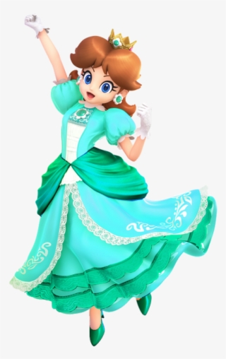 Fire Flower Daisy - Princess Daisy From Super Mario Smash Bros