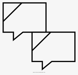 Text Message Coloring Page - Diagram