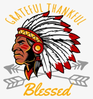 Grateful Thankful Blessed - Illustration