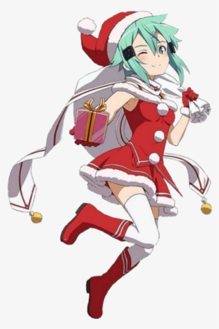 Sinon Sticker - Sword Art Online Sinon Christmas