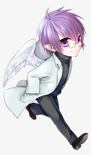Chibi Glasses Tei Wings Xender'k - Chibi Character Glasses Png