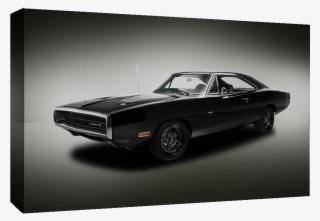Details About Black Vintage Dodge Charger Car Canvas - Dodge Charger 1970 Rt Background