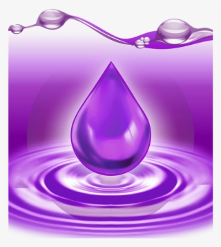 Gota De Agua Violeta