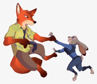 Judy Hopps And Nick Wilde - Cartoon
