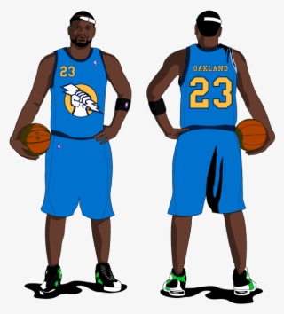 Oakland Invaders1 Powers, John - Basketball Uniform