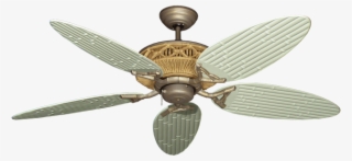 Picture Of Tiki Antique Bronze With 52" Outdoor Bamboo - Ceiling Fan