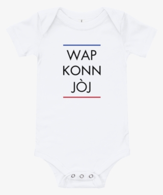 Wap Konn Jòj Baby Onesie - Alvaro Siza