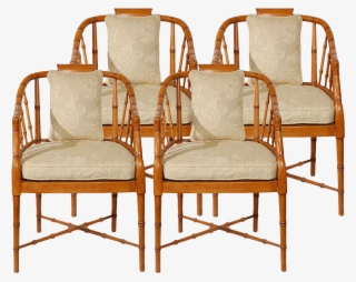 A Sleek Faux Bamboo Frame Takes Shape In The Classic - Chair