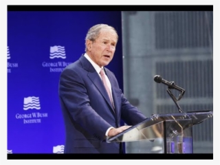 Bush Attacks Trump - Public Speaking