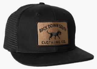 Black Logo Trucker Hat - Baseball Cap