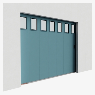 Smooth Verane One Groove And Cassette Porthole Side - Garage Door