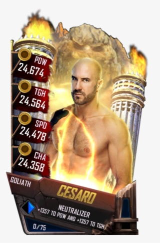 Cesaro S4 20 Goliath - Finn Balor Wwe Supercard