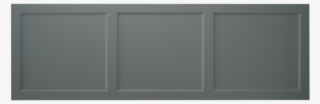 Savoy Charcoal Grey 1700 Side Bath Panel W1700 H550 - Window