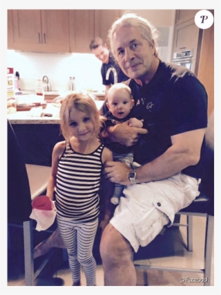 Hart Avec Ses Petits-enfants - Bret Hart Cancer