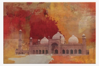 Islamic Canvas Print - Badshahi Mosque