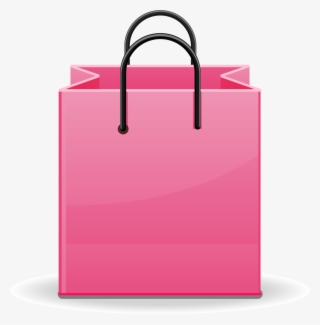 Reusable Shopping Transprent Png Free Download Pink - Pink Gift Bag Png