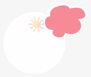 Pink Cartoon Sun Decoration Pattern - Cloud Cartoon Pink Transparent