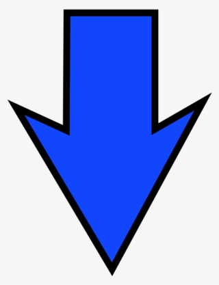 Royalty Free At Getdrawings Com Free For Personal Use - Blue Arrow Down Png