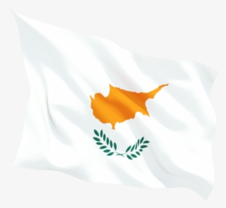Graafix Flag Of Cyprus Flags - Cyprus Waving Flag Png