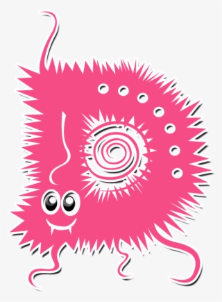 B *✿*monstruitos Rosas Formato Png, Letras Decoradas, - Illustration