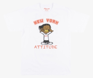 Asap Mob New York Attitude T-shirt Mens White Awge - Stemware