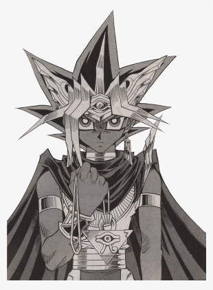 Yu Gi Oh Render By Bloomsama On - Yami Yugi Black And White