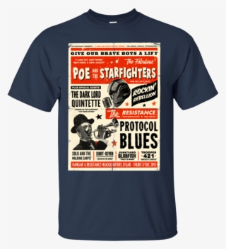 Poe And The Starfighters T-shirt - Active Shirt