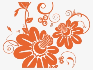 Abstract Flower Png Transparent Images - Floral Pattern Png Transparent