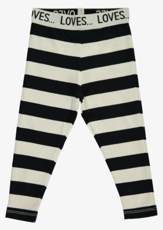 Beau Loves Black Stripes Slim Pants