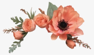 Flowers Sticker - Flower Crown Png Roses