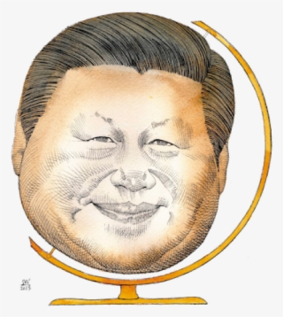 While At The Same Time, Xi Jinping, China's Powerful - Xi Jinping Sketch
