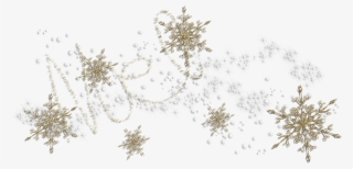 Golden-snowflake - Motif
