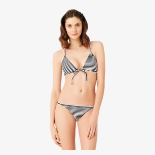 <p><em>skinny Black Stripe Bikini, $90 - Swimsuit Top